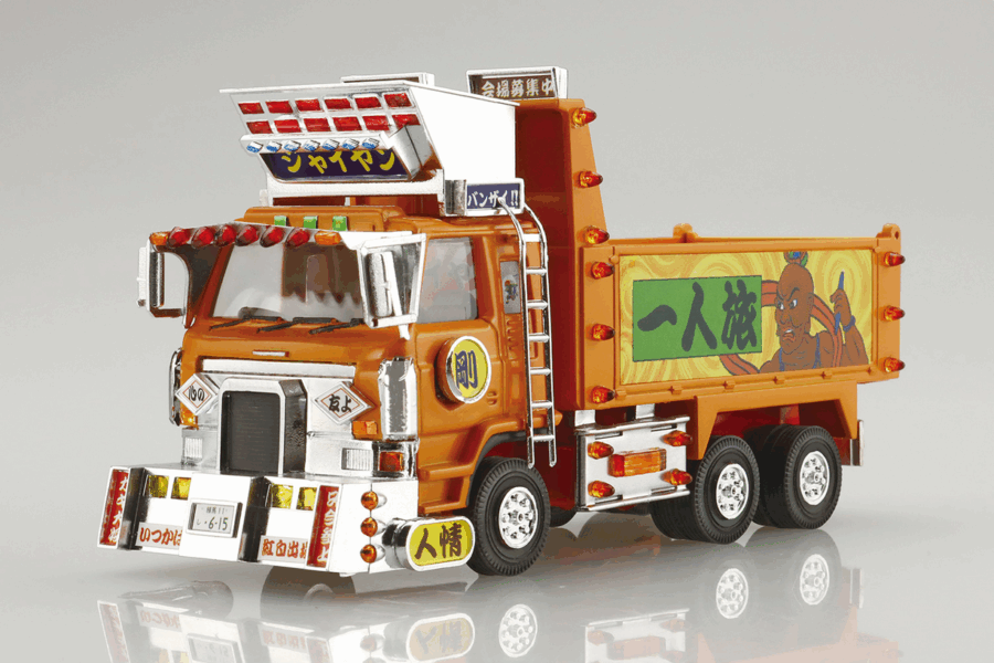 1:64 Scale Aoshima Minideko Next Gian Truck Model Kit - Image 2
