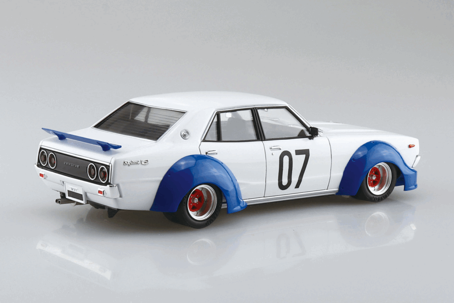 1:24 Scale Aoshima Kenmary 4Dr Works Model Kit - Image 3