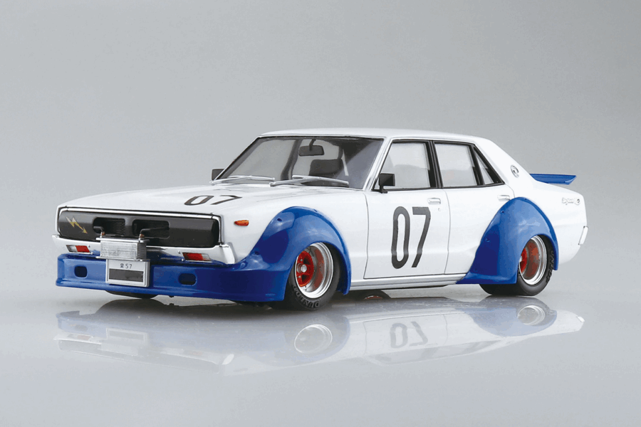 1:24 Scale Aoshima Kenmary 4Dr Works Model Kit - Image 2