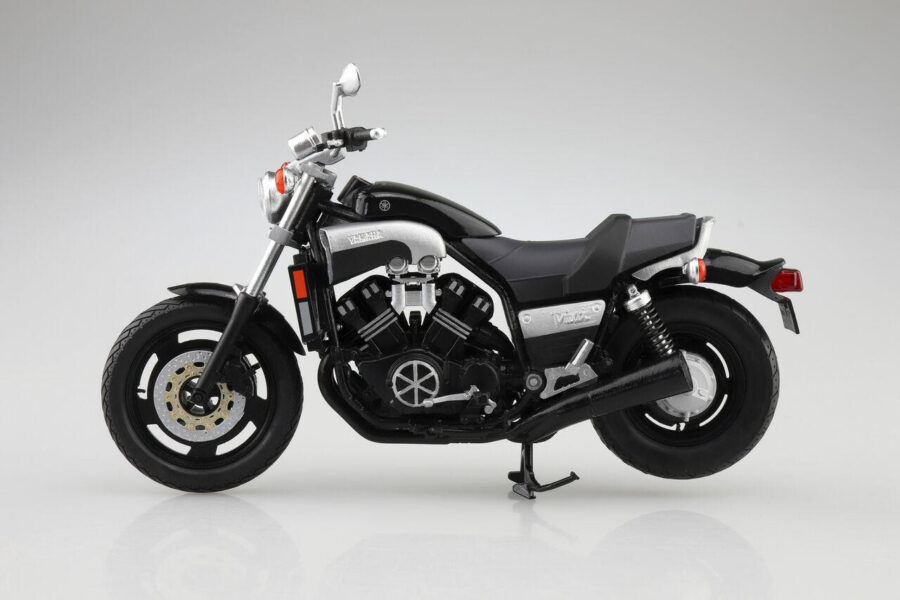 1:12 Scale Aoshima Yamaha Vmax (Black) Diecast Model - Image 7