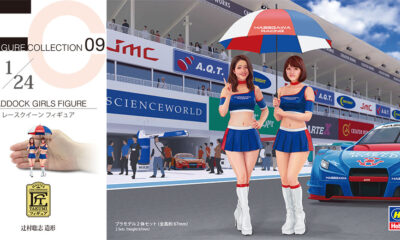 1:24 Scale Hasegawa Paddock Girls Figures