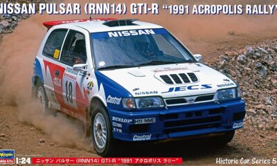 1:24 Scale Hasegawa Nissan Pulsar (RNN14) GTI-R 1991 Acropolis Rally Model Kit