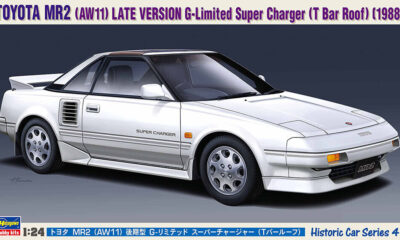 1:24 Scale Hasegawa Toyota MR2 (AW11) Late G-Limited Super Charger (T Bar Roof) Model Kit