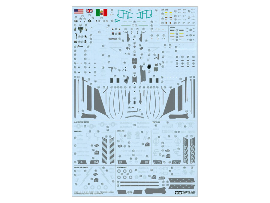 1:72 Scale Tamiya Lockheed Martin F-35 B Lightning II Model Kit - Image 12
