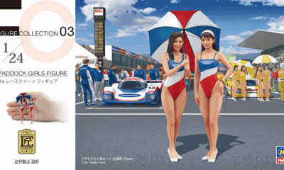 1:24 Scale Hasegawa 90's Race Queen Paddock Girl Figures