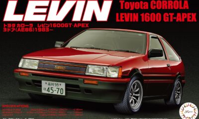 1:24 Scale Fujimi Toyota AE86 Levin '83 Car Model Kit