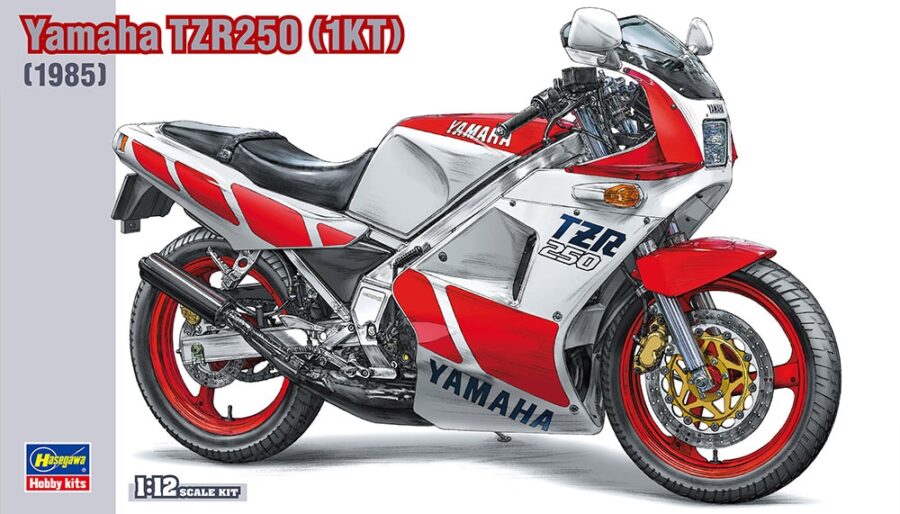 1:12 Scale Hasegawa Yamaha TZR250 (1KT) Model Kit