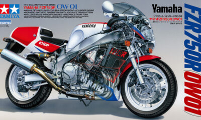 1:12 Scale Tamiya Yamaha FZR750R Superbike (OW01) Model Kit