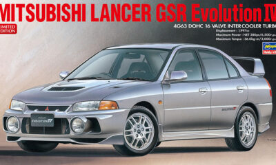 1:24 Scale Hasegawa Mitsubishi Lancer GSR Evo IV Model Kit