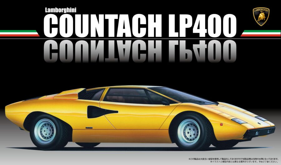 1:24 Scale Fujimi Lamborghini Countach LP400 Model Kit
