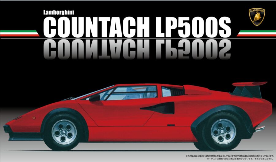1:24 Scale Fujimi Lamborghini Countach LP500S Model Kit
