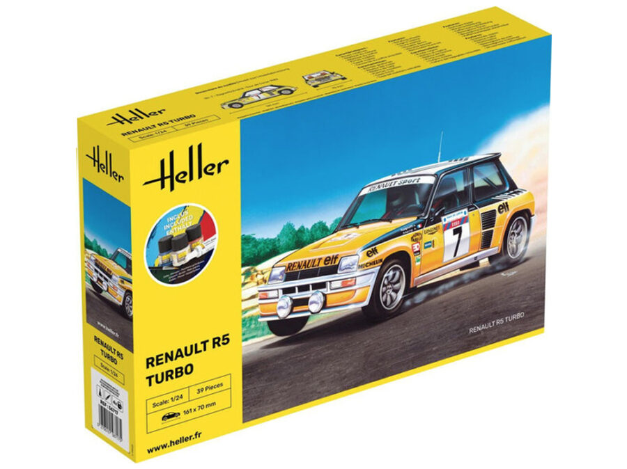 1:24 Scale Heller STARTER KIT - Renault R5 Turbo