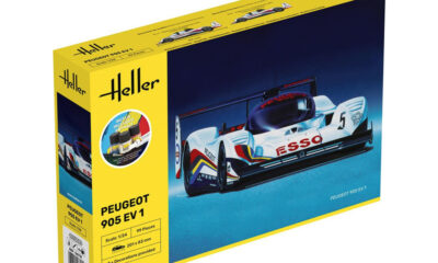 1:43 Scale Heller STARTER KIT - Peugeot 905 EV 1