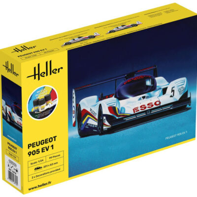 1:24 scale Heller Starter Kit - Peugeot 905 EV 1 Car Model Kit