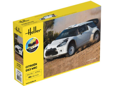 1:24 Scale Heller Citroen DS3 WRC Model Starter Kit inc Paints and Cement