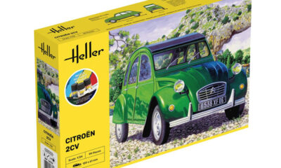 1:24 Scale Heller STARTER KIT - Citroen 2 CV Car Model Kit