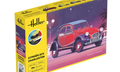 1:43 Scale Heller STARTER KIT - Citroen 2 CV Charleston