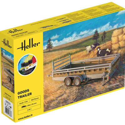1:24 scale Heller Goods Trailer Model Kit