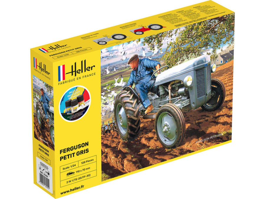 1:24 Scale Heller STARTER KIT - Ferguson Petit Gris
