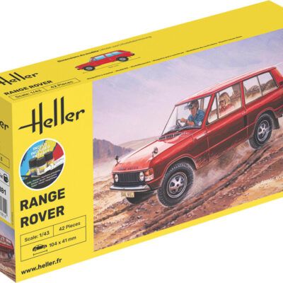 1:43 Scale Heller Starter Kit - Range Rover Model Kit