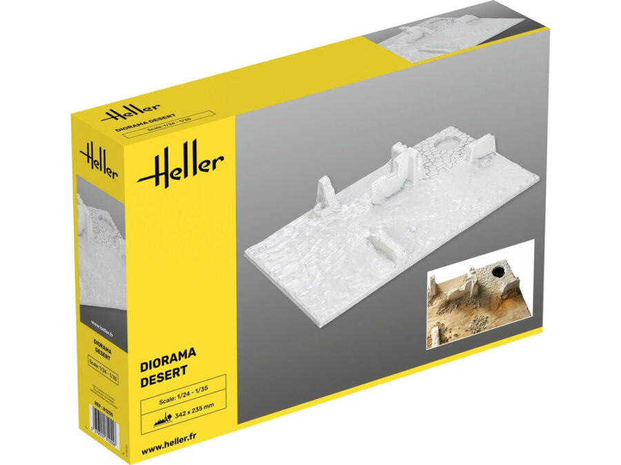 1:24 Scale Heller Diorama Desert Model Kit