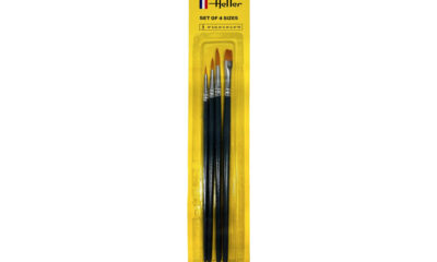 Heller Brush Set No. 3/0-3-6-10