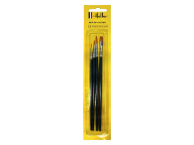 Heller Brush Set No. 3/0-3-6-10