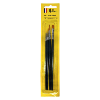 Heller Brush Set No. 3/0-3-6-10