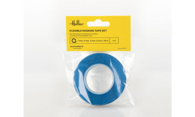 Heller Flexible Masking Tape Set (1, 2, 3, 6 mm x 18m)