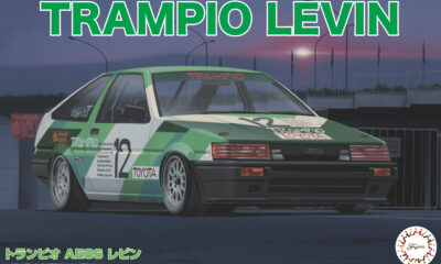 1:24 Scale Fujimi Trampio AE86 Levin Model Kit
