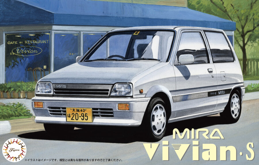 1:24 Scale Fujimi Suzuki Alto Mira Vivian S Model Kit