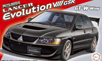 1:24 Scale Fujimi Mitsubishi Lancer Evolution VIII w/GT-W Wing Model Kit