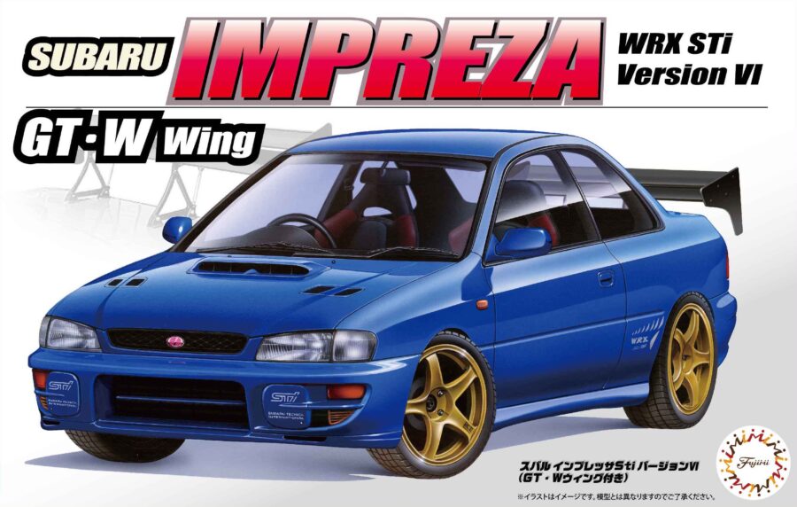 1:24 Scale Fujimi Subaru Impreza STI Version VI w/GT Wing Model Kit