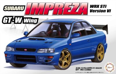 1:24 Scale Fujimi Subaru Impreza STI Version VI w/GT Wing Model Kit