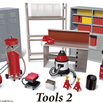 1:24 scale Fujimi Garage Tools Diorama Set 2 Model Kit