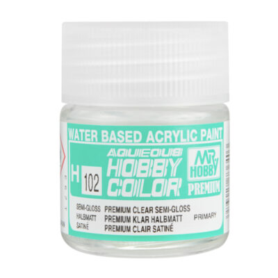 Mr Hobby Aqueous Premium Clear - Semi-Gloss 10ml