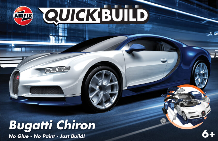 Airfix QUICKBUILD - Bugatti Chiron Car Model Kit