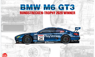 1:24 Scale NuNu BMW M6 GT3 Rundstrecken Trophy 2020 Winner Car Model Kit