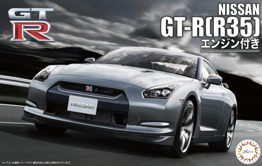 1:24 Scale Fujimi Nissan GTR R35 w/Engine Model Kit