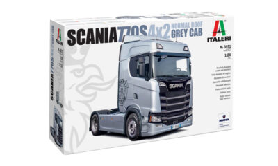 1:24 Scale Italeri Scania S770 4x2 Normal Roof "Grey Cab" Model Kit