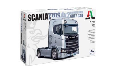 1:24 Scale Italeri Scania S770 4x2 Normal Roof "Grey Cab" Model Kit