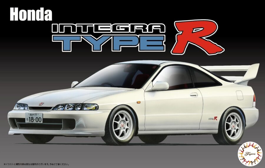 1:24 Scale Fujimi Honda Integra DC2 Type R Car Model Kit