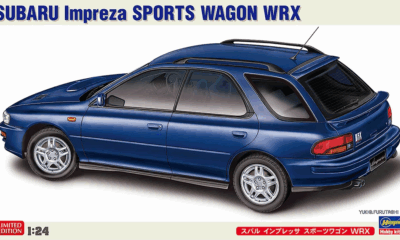 1:24 Scale Hasegawa Subaru Impreza Sports Wagon WRX Model Kit