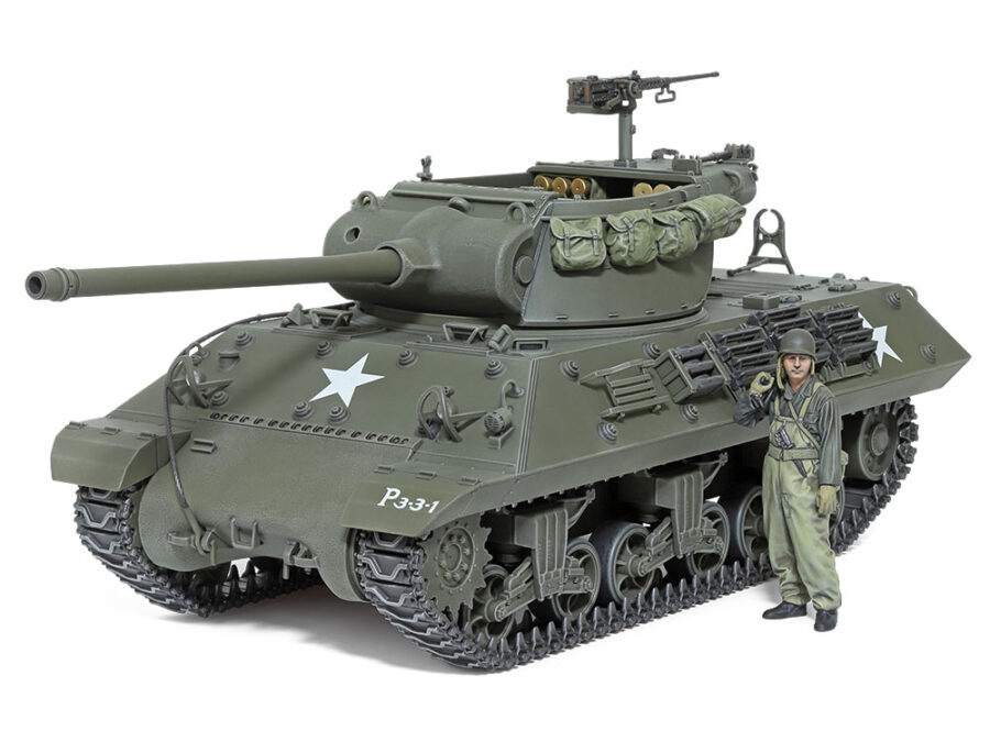 1:35 Scale Tamiya U.S. Tank Destroyer M36 Model Kit - Image 2