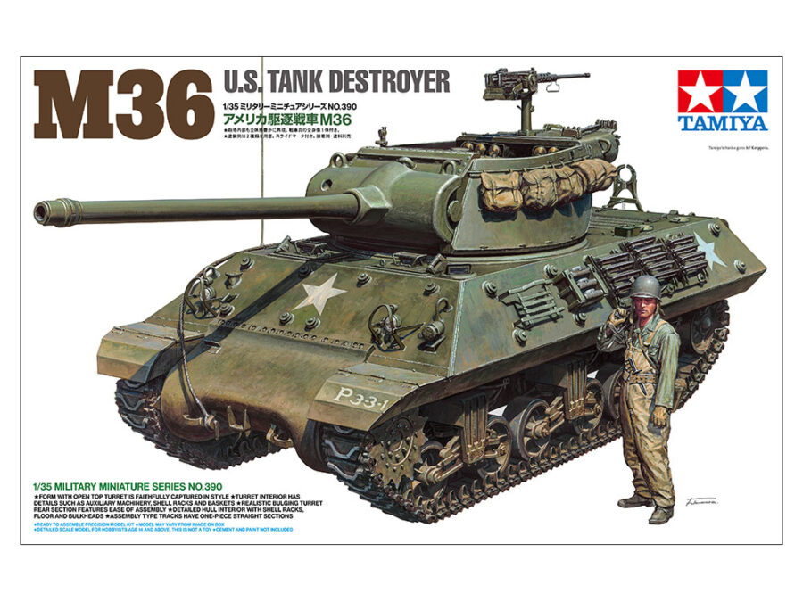 1:35 Scale Tamiya U.S. Tank Destroyer M36 Model Kit