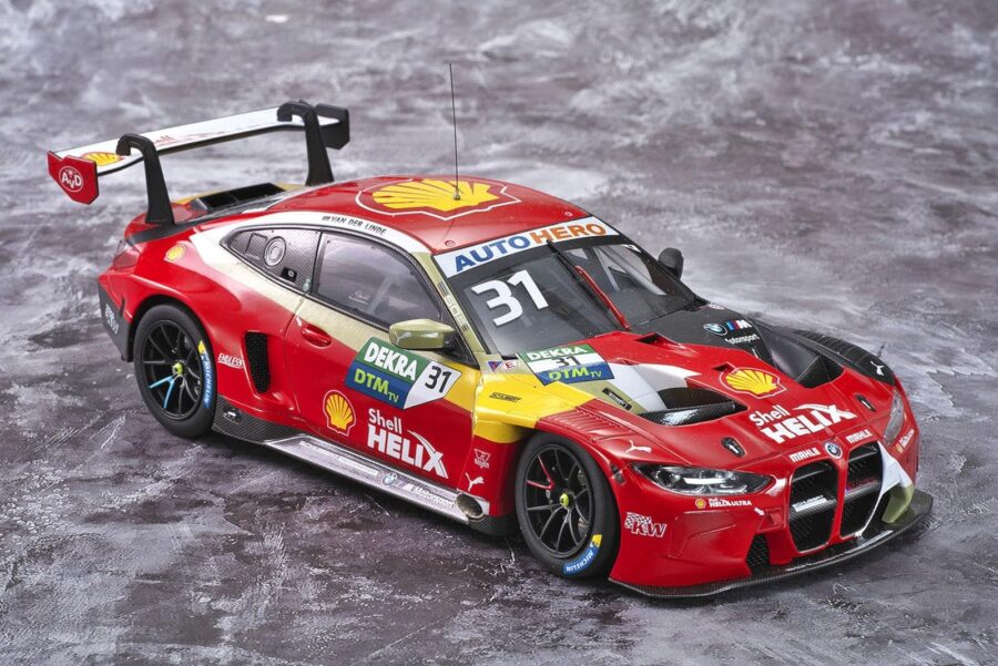 1:24 Scale NuNu BMW M4 GT3 2022 DTM Year of the Champion Car Model Kit - Image 3