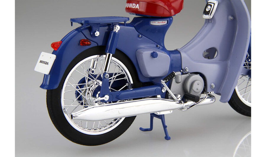 1:12 Scale Fujimi Honda Super Cub C100 '58 Bike Model Kit - Image 6