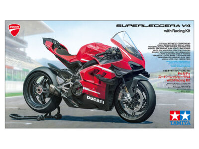 1:12 Scale Tamiya Ducati Superleggera V4 with Racing Parts Model Kit