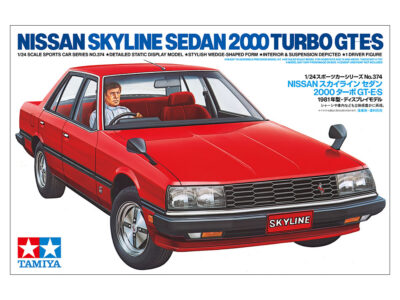 1:24 Scale Tamiya Nissan Skyline Sedan 2000 Turbo GT-ES Model Kit