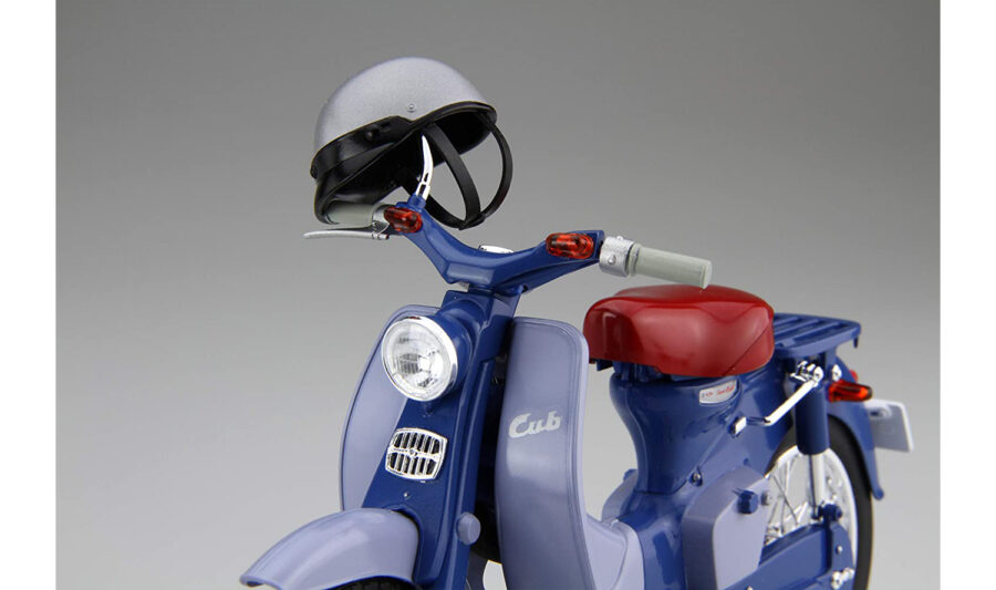 1:12 Scale Fujimi Honda Super Cub C100 '58 Bike Model Kit - Image 4